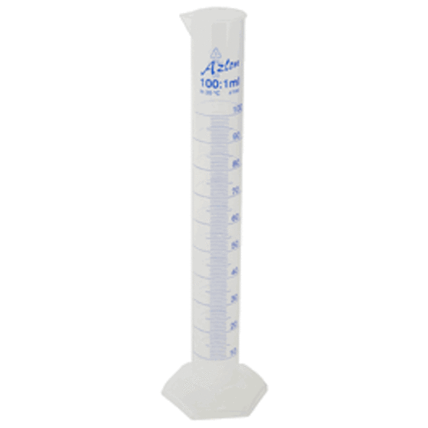 Graduated Cylinders Tall Form With Blue Graduations Polypropylene Safe Environment Company 9993